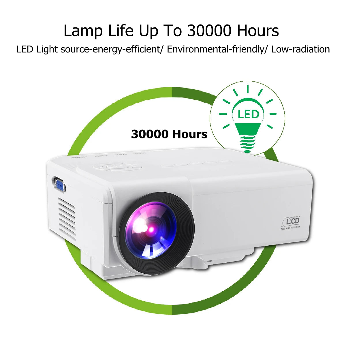 Home Portable Projector HD